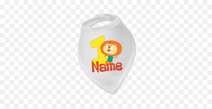 Baby Birthday Bandana Bib Emoji,Lion Logo Clothes