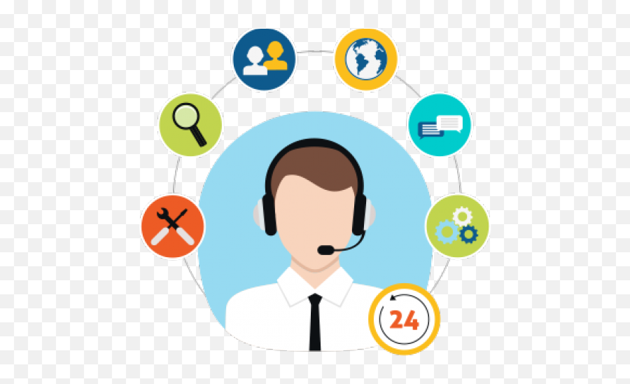 Professional Clipart Call Center Agent Emoji,Contact Png