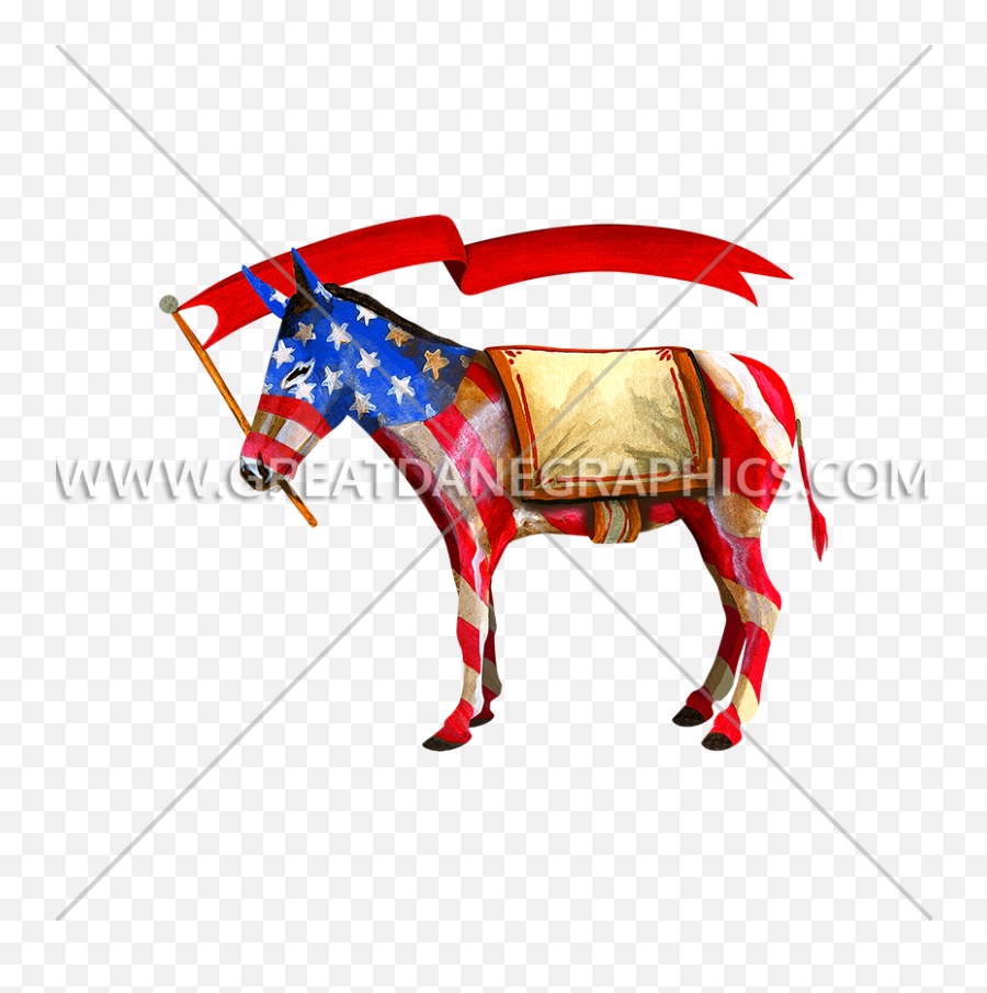 Democrat Donkey Stripes Emoji,Democrat Donkey Png