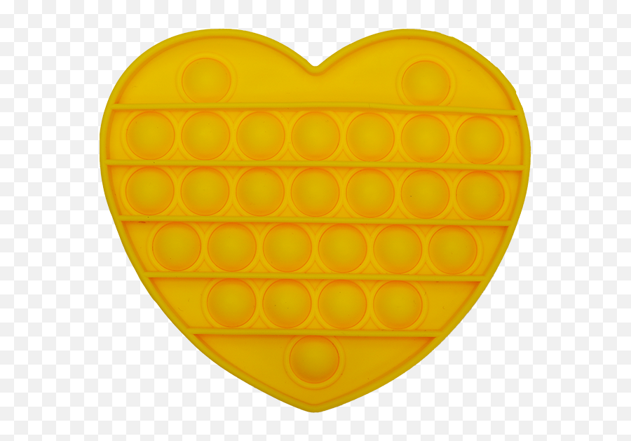 Heart Popper Fidgets - Popperfidget Emoji,Yellow Heart Png