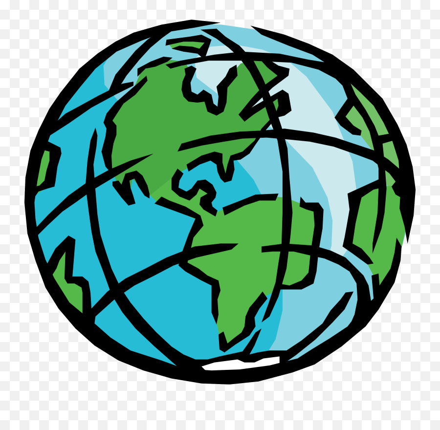 Cartoon Earth Download Free Clip Art - Globe Clipart Emoji,Earth Clipart