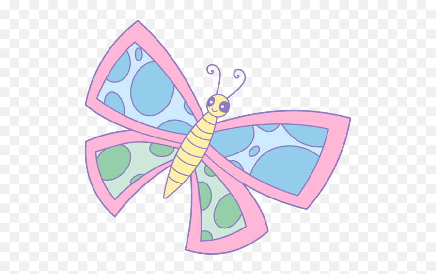Download Insect Clipart Cute Pink Butterfly - Clip Art Of Emoji,Butterfly Clipart Transparent