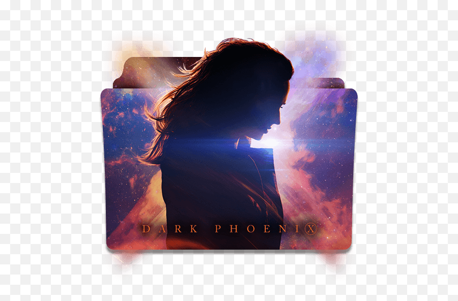 Dark Phoenix Folder Icon - Designbust Emoji,Lens Flare Meme Transparent