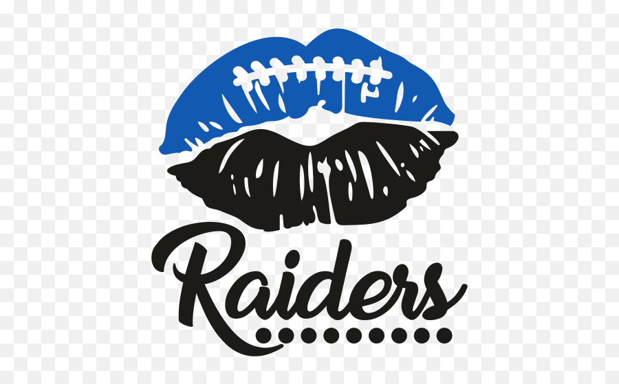 Oakland Raiders Lips Svg Raiders Lips Vector File Emoji,Oakland Raiders Logo Png