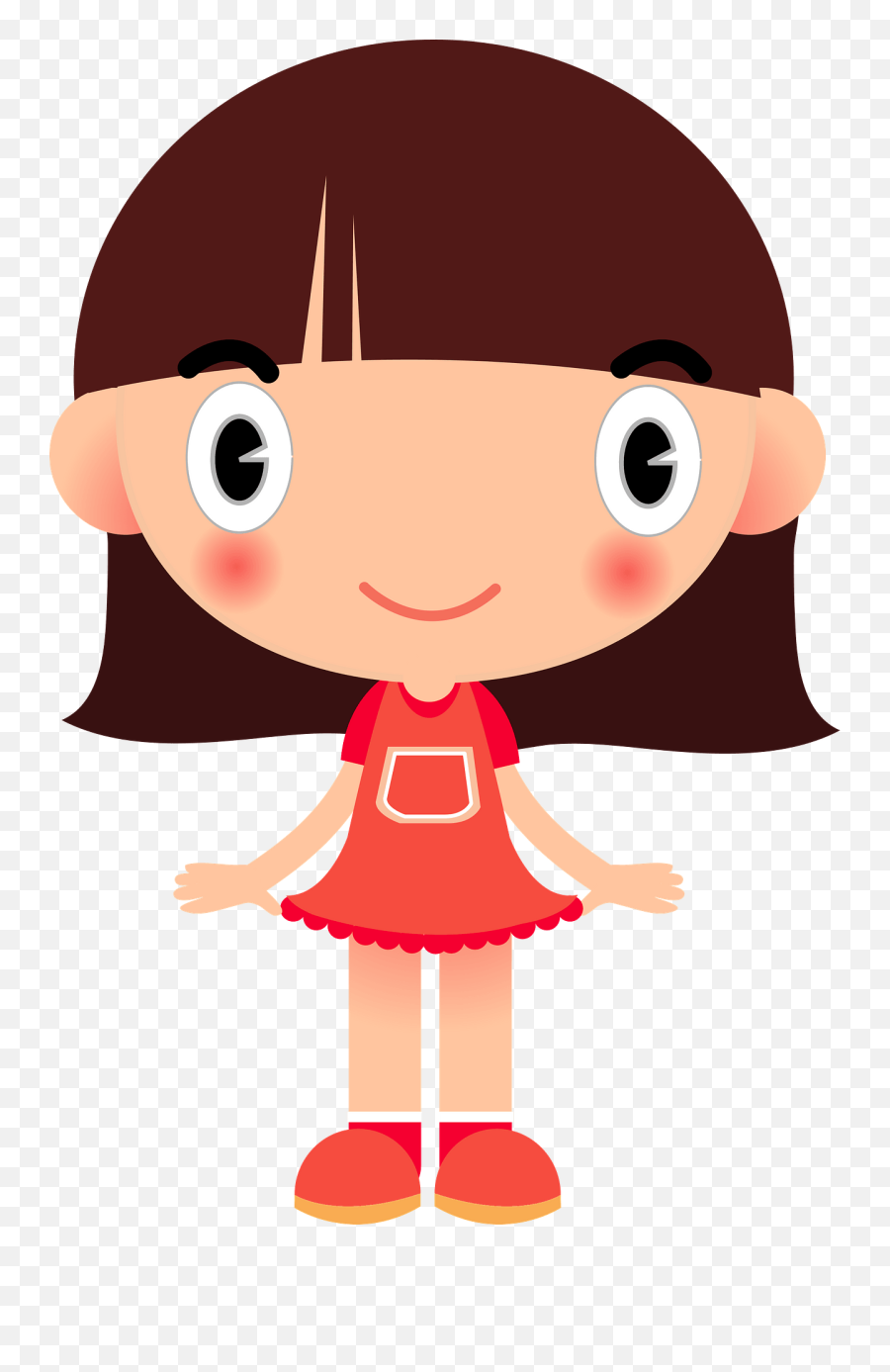 Clipart Woman Party Clipart Woman - Cartoon Transparent Girl Png Emoji,Clipart Girl