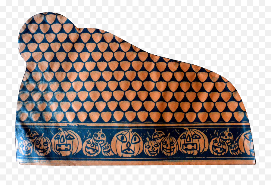 Download Vintage Halloween Party Hat Pumpkin Patch Border Emoji,Pumpkin Border Png