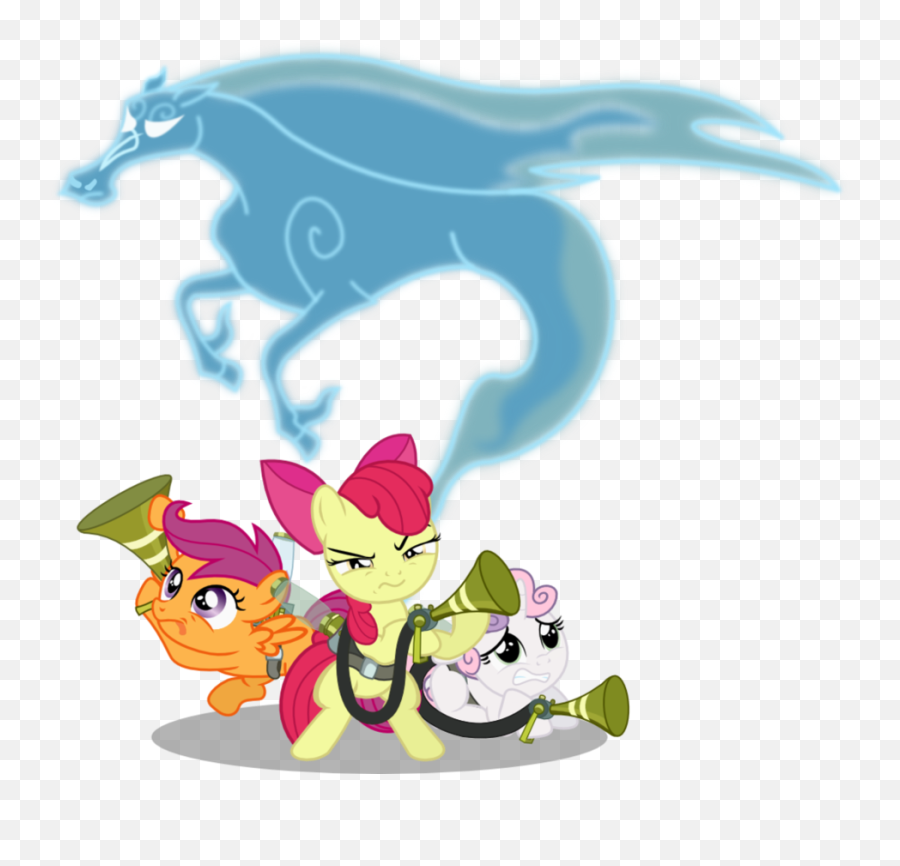 Cutie Mark Crusaders Ghostbusters My Little Pony Emoji,Ghostbuster Clipart