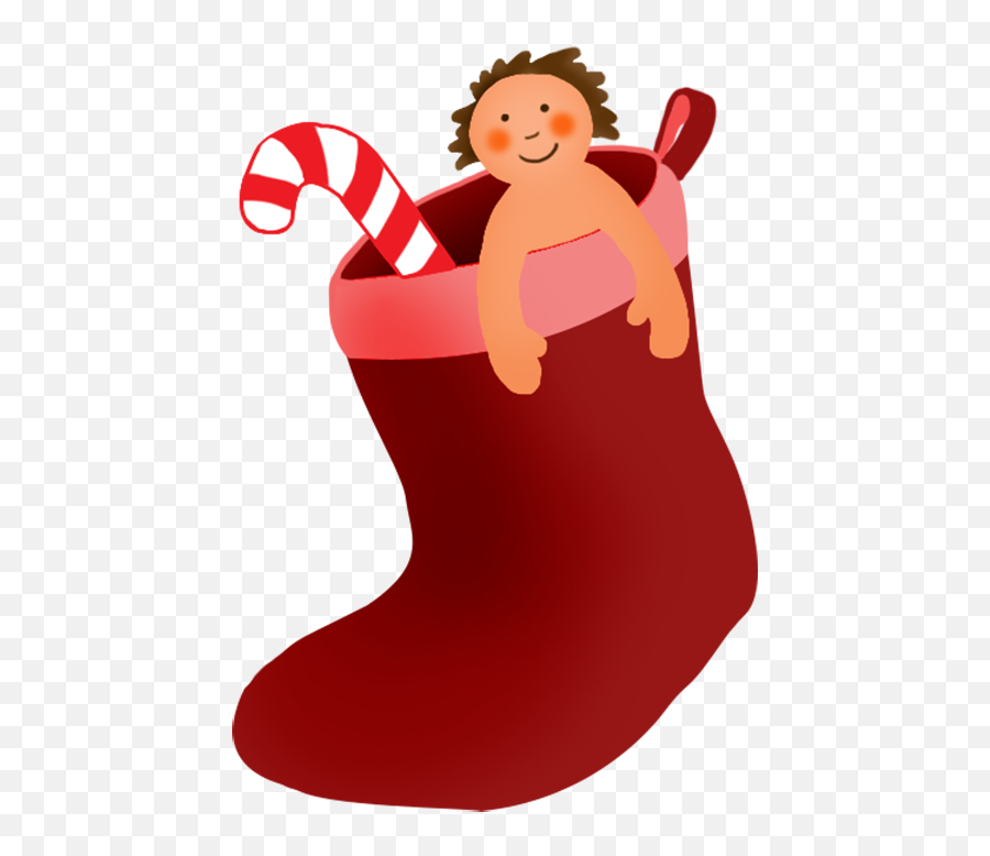 Christmas Stockin With Gifts - Christmas Day Clipart Full Fictional Character Emoji,Christmas Presents Clipart