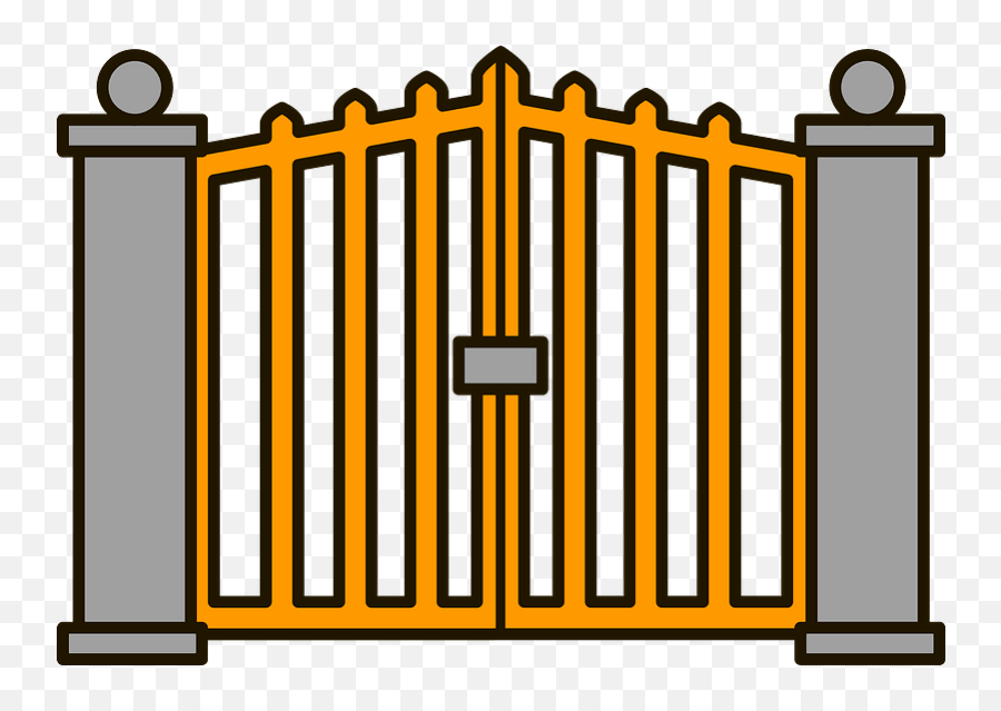 Gates Clipart - Gate Clipart Emoji,Gate Clipart