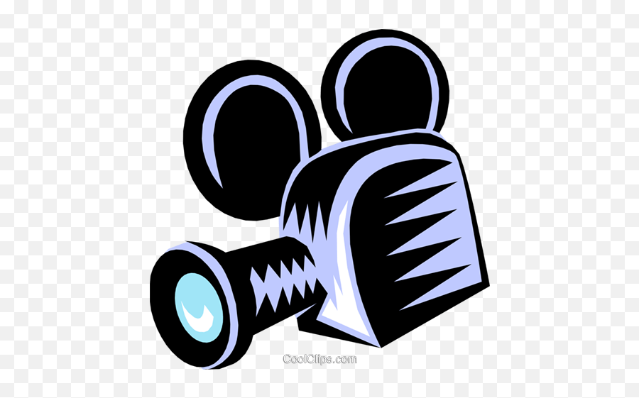 Motion Picture Movie Camera Royalty Free Vector Clip Art - Dot Emoji,Movie Camera Clipart