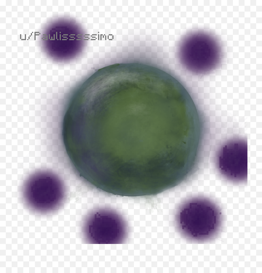 Realistic Ender Pearl In Krita Emoji,Ender Pearl Png