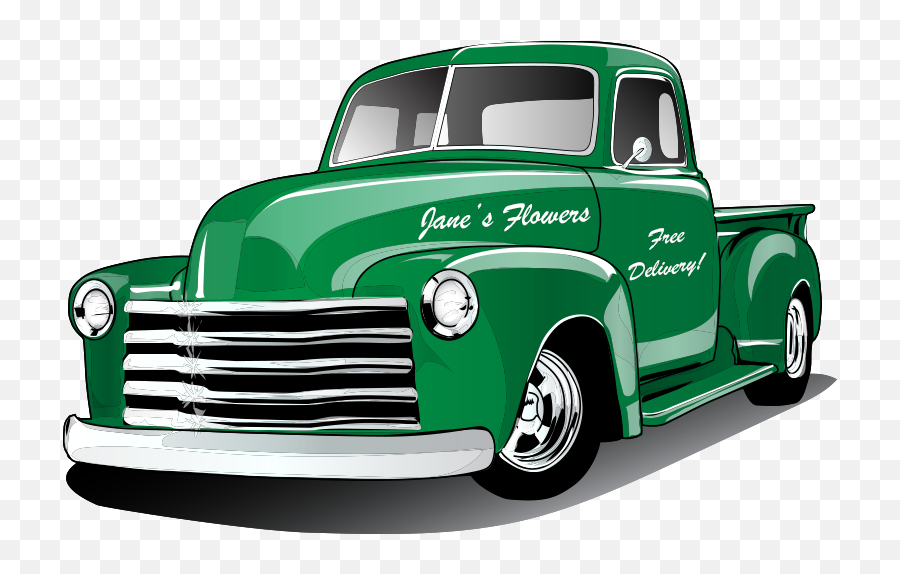 Truck Door Lettering Graphics Decals - Chevy Pick Ip Truck Old School Emoji,Truck Logos