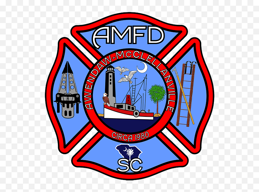 Awendaw Fire Department - Vertical Emoji,Fire Department Logo