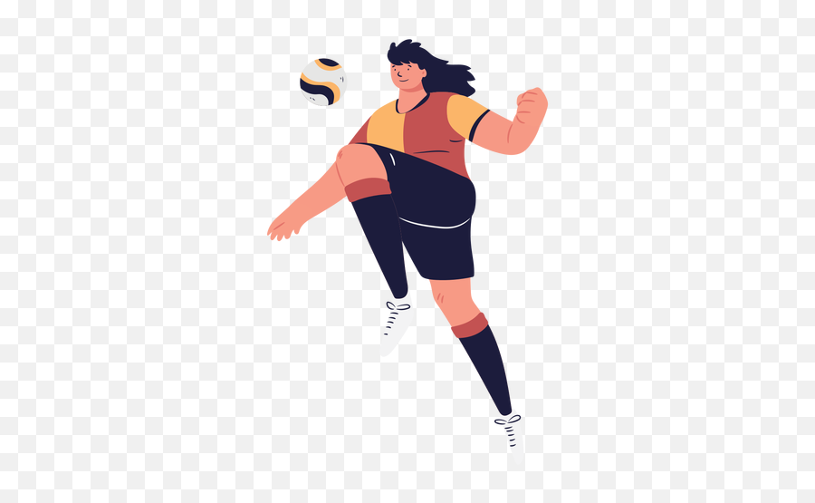 Soccer Player Character Controlling The - Soccer Ball Control Png Emoji,Soccer Ball Transparent