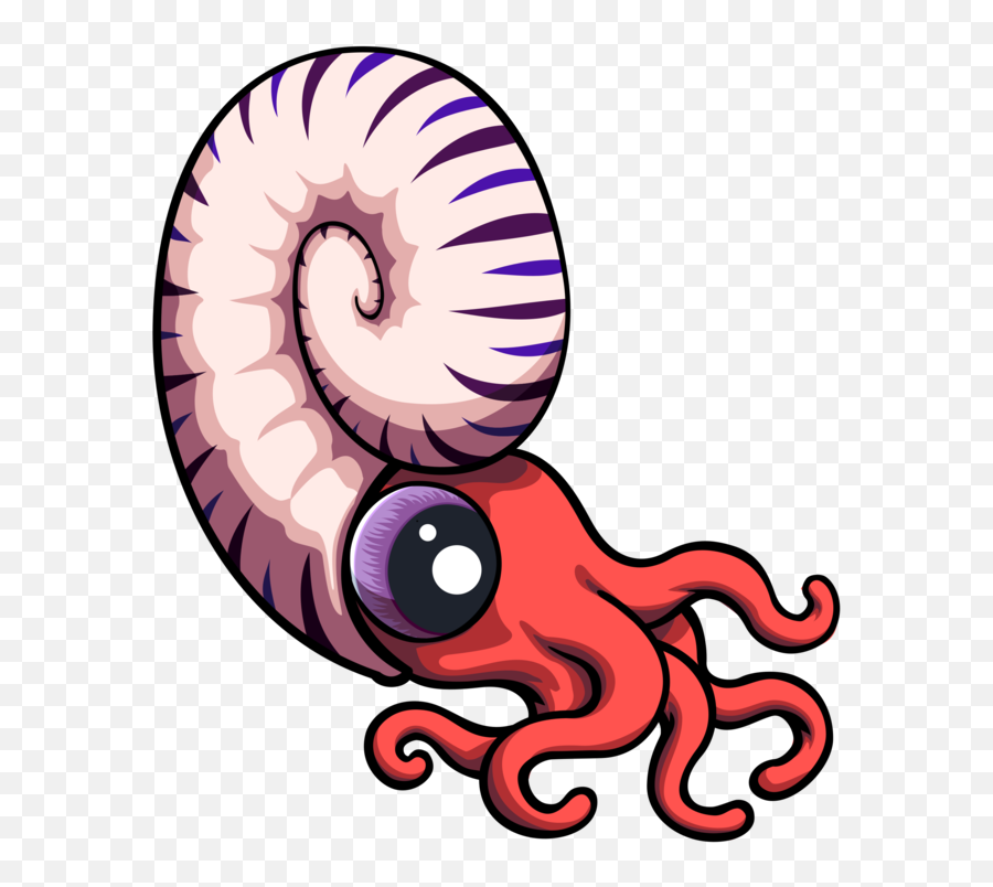 Giant Squid Png Clipart - Ammonite Clipart Emoji,Squid Clipart