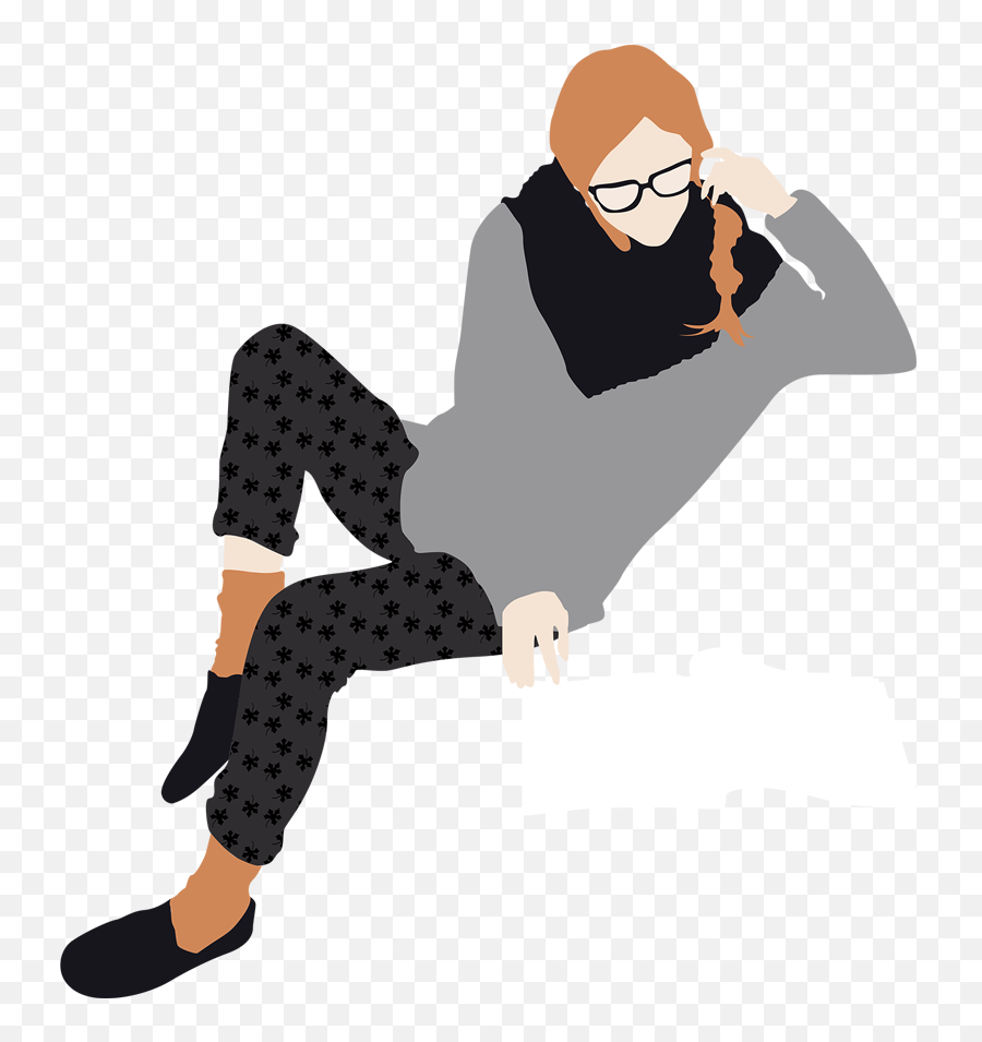 People Sitting Png Cutout Transparent - Vector People Illustration Png Emoji,People Sitting Png