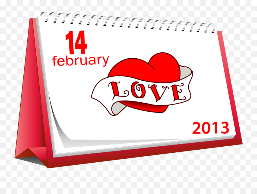 Happy Valentines Day Clipart - Clipart February Calendar Png Emoji,Happy Valentine's Day Clipart
