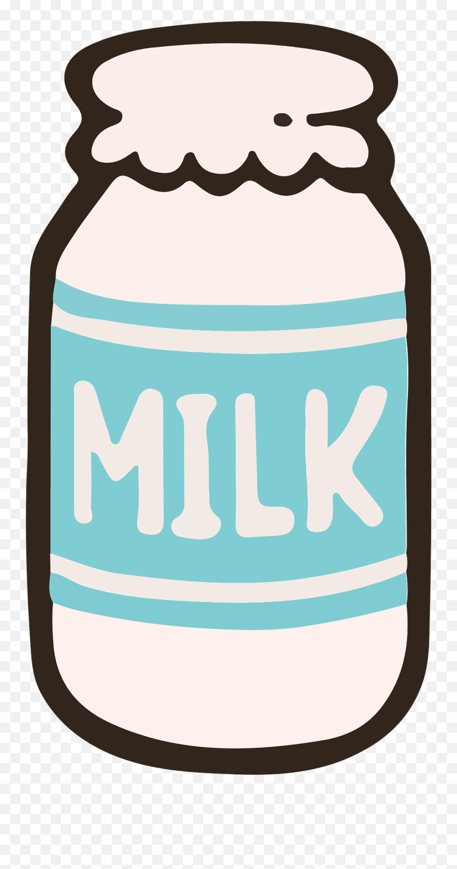 Milk Jar Clipart - Empty Emoji,Milk Clipart