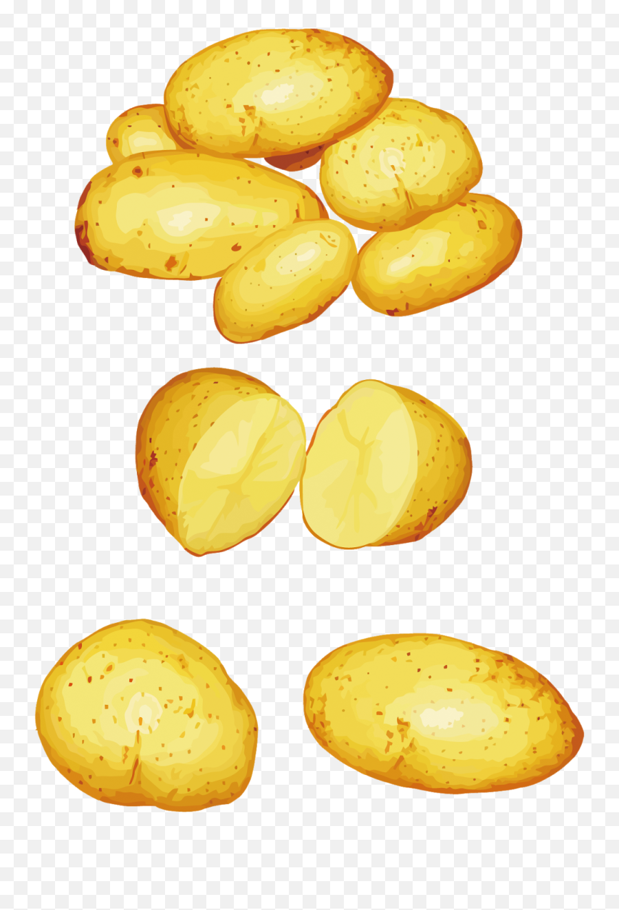 Potatoes Png Clipart - Potato Verdura Dibujo Emoji,Potatoes Png