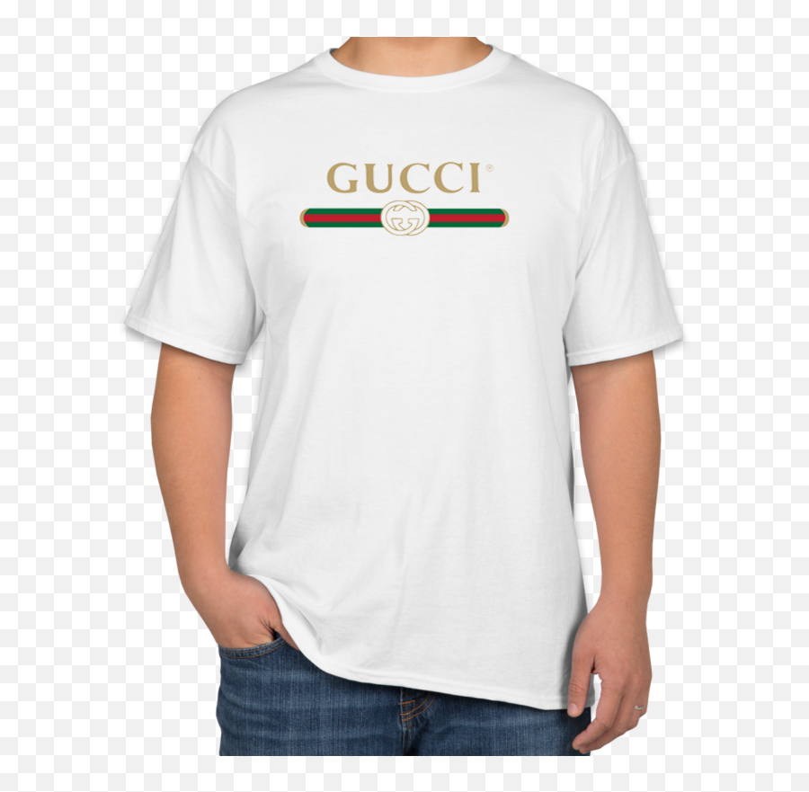 Gucci Shirts Men - Balmain T Shirt Men White Gold Emoji,Gucci Logo T Shirt