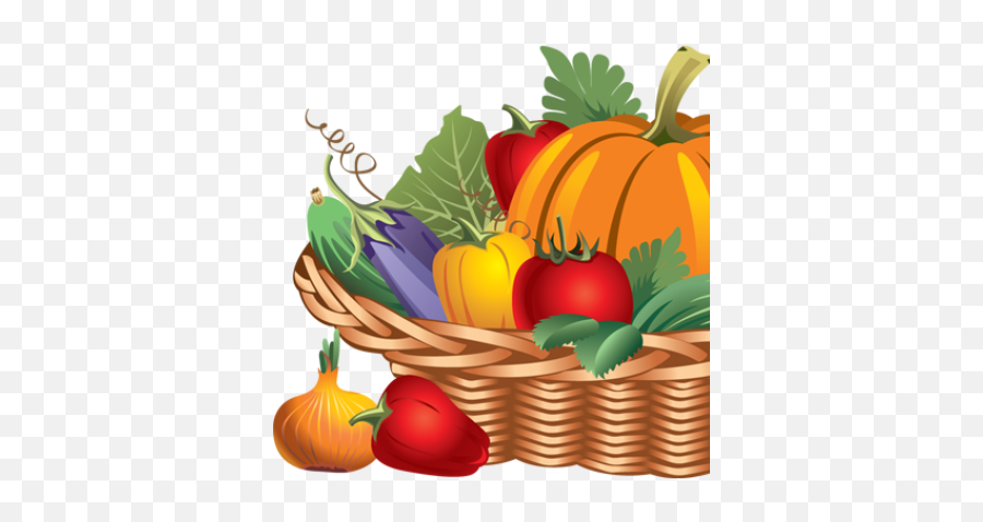 Basket Of Fruits And Vegetables Drawing - 400x400 Png Fruit Vegetable Basket Drawing Emoji,Fruits And Vegetables Clipart