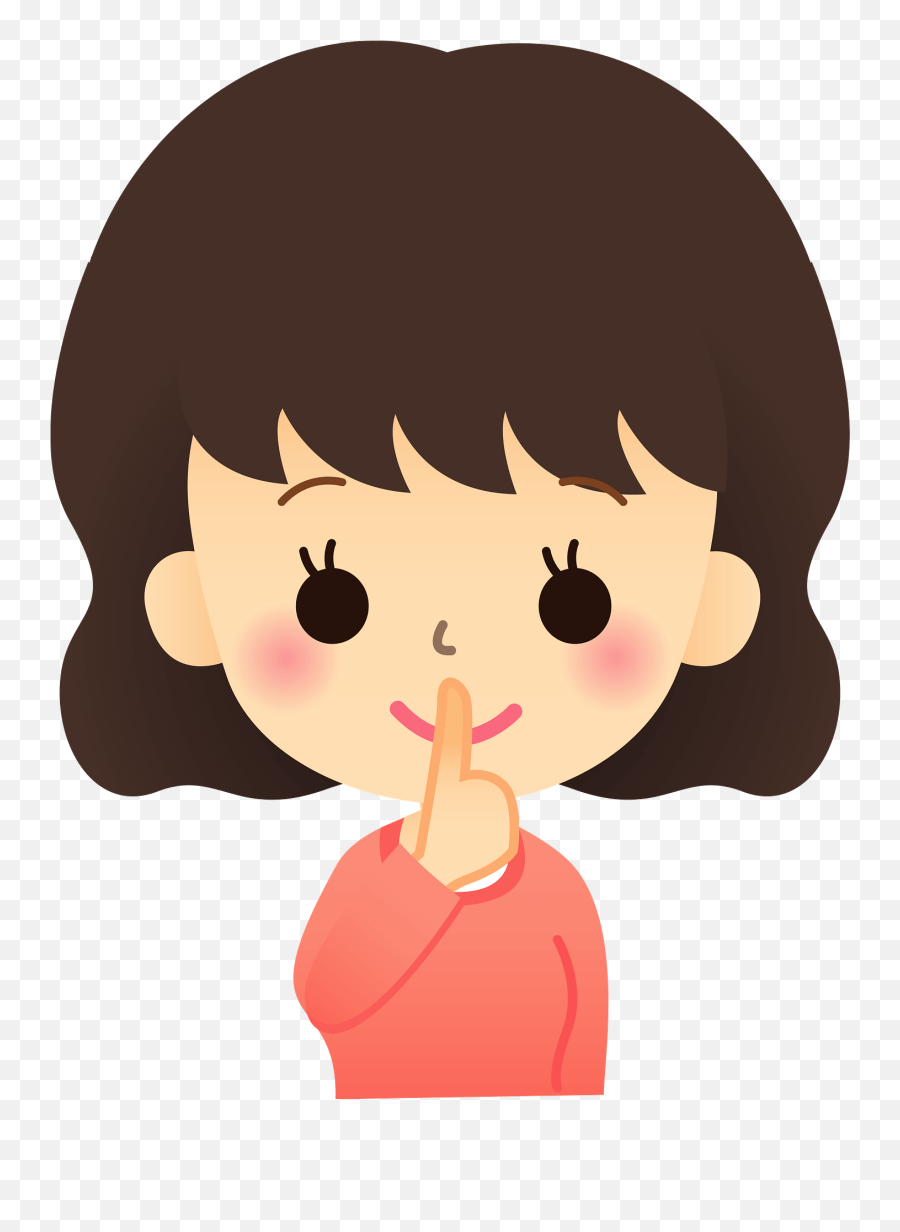 Woman Is Keeping A Secret Clipart - Keep A Secret Clipart Emoji,Secret Clipart