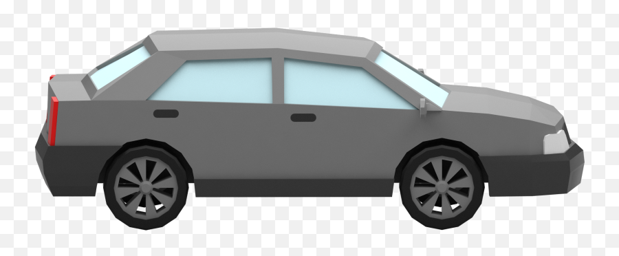 Download Seadan Side - Low Poly Car Side Full Size Png Car Low Poly Png Emoji,Car Side Png