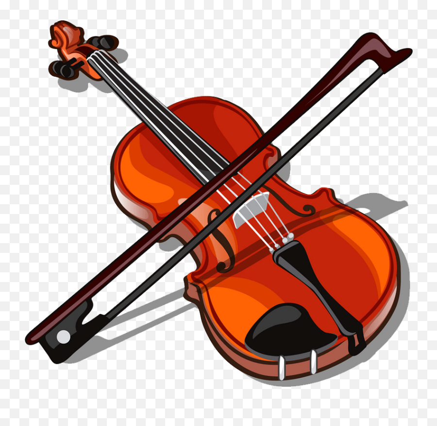 Violin Clipart - Imagen De Instrumento Arco Emoji,Violin Clipart