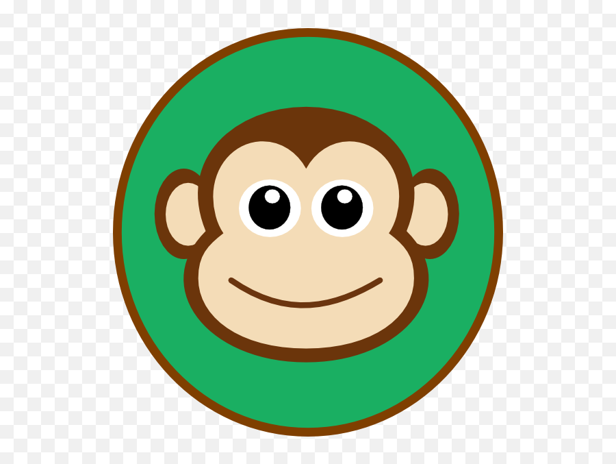 Cute Monkey Face Clipart - Capilla De La Sagrada Familia Emoji,Face Clipart
