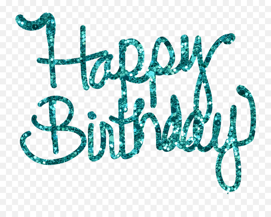 Alan Walker Happy Birthday Clipart - Transparent Happy Birthday Glitter Emoji,Happy Birthday Clipart