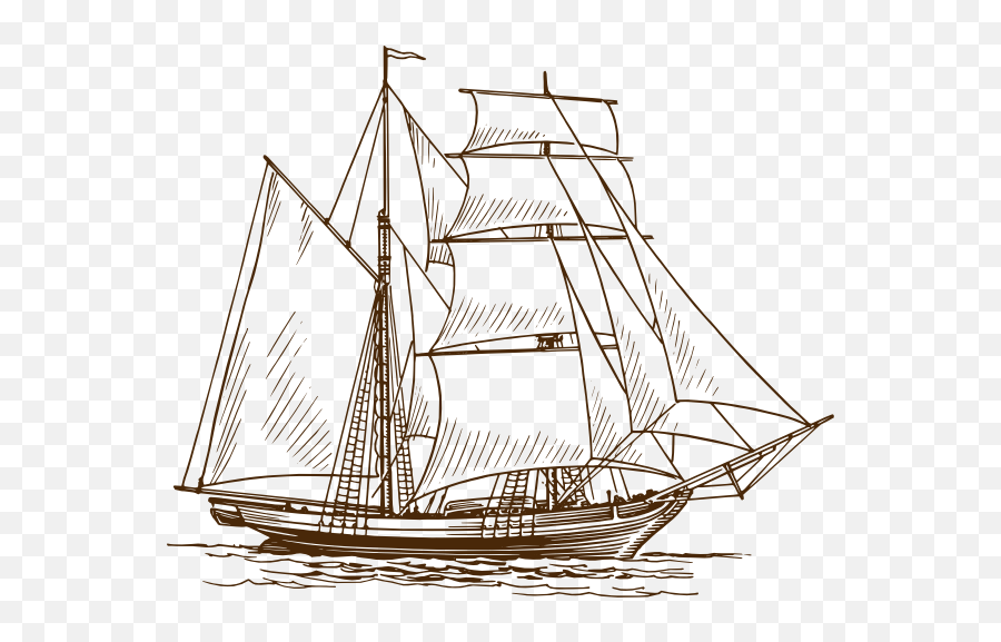 Sailing Boat Clipart Free - Ship Drawing Emoji,Sailboat Clipart