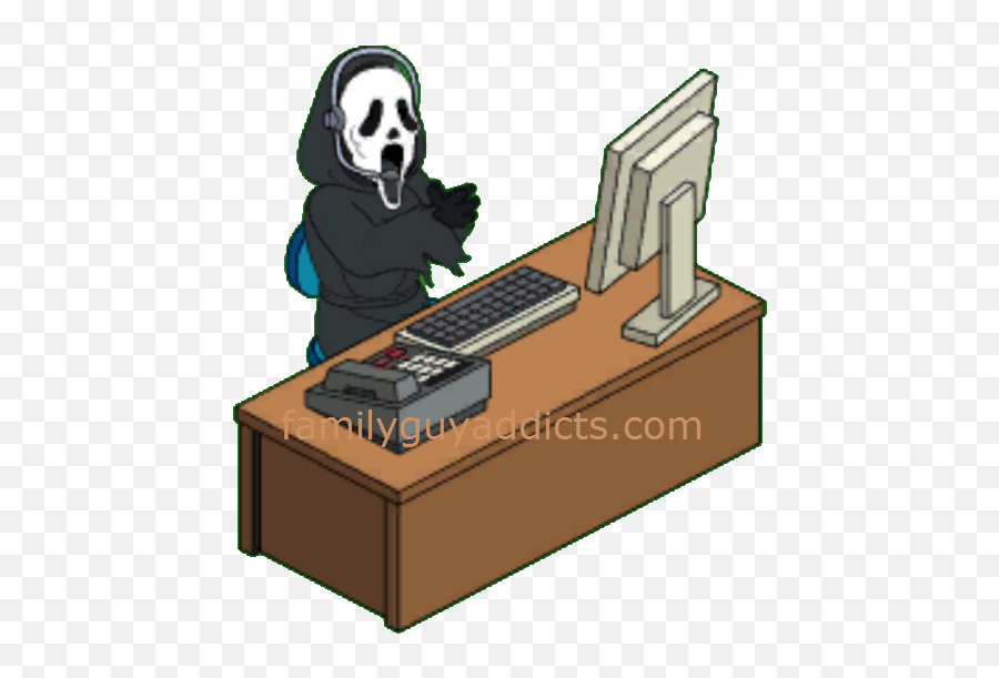 Death At The Drive - In Character Premium Profile Ghostface Emoji,Ghost Face Png