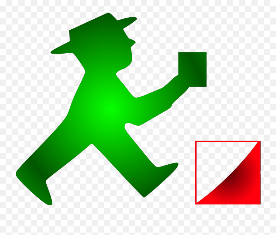 Green Man Walking Svg Vector Green Man Walking Clip Art - Language Emoji,Walking Clipart