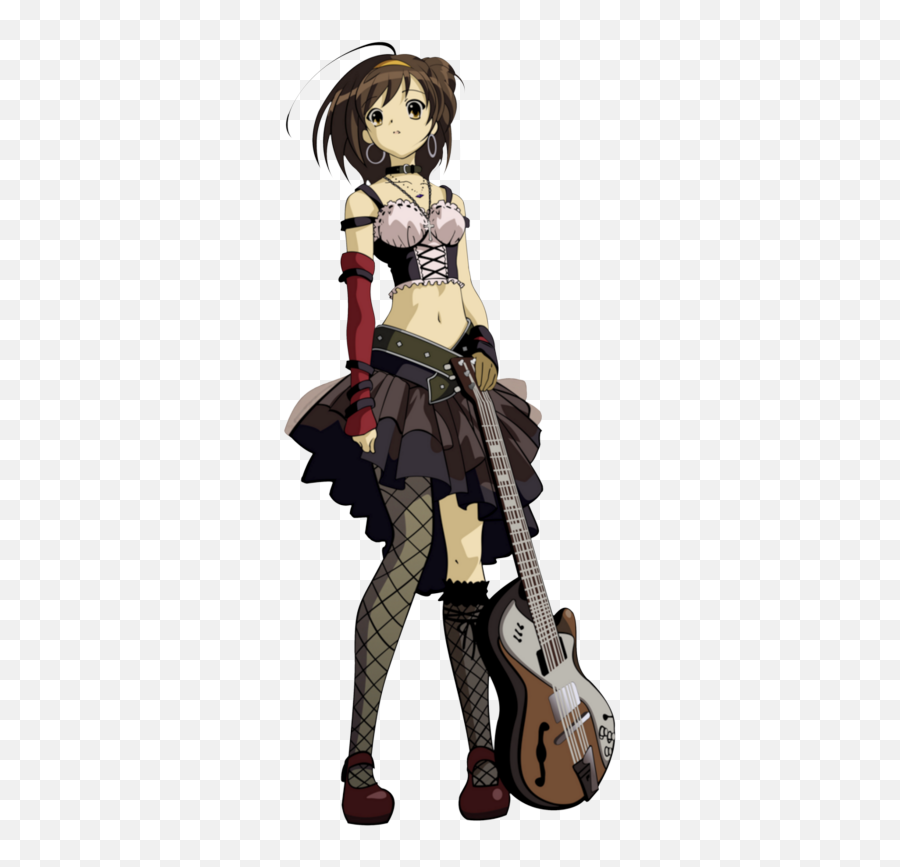 Download Rocker Anime Girl Png Image With No Background Emoji,Sexy Anime Girl Png