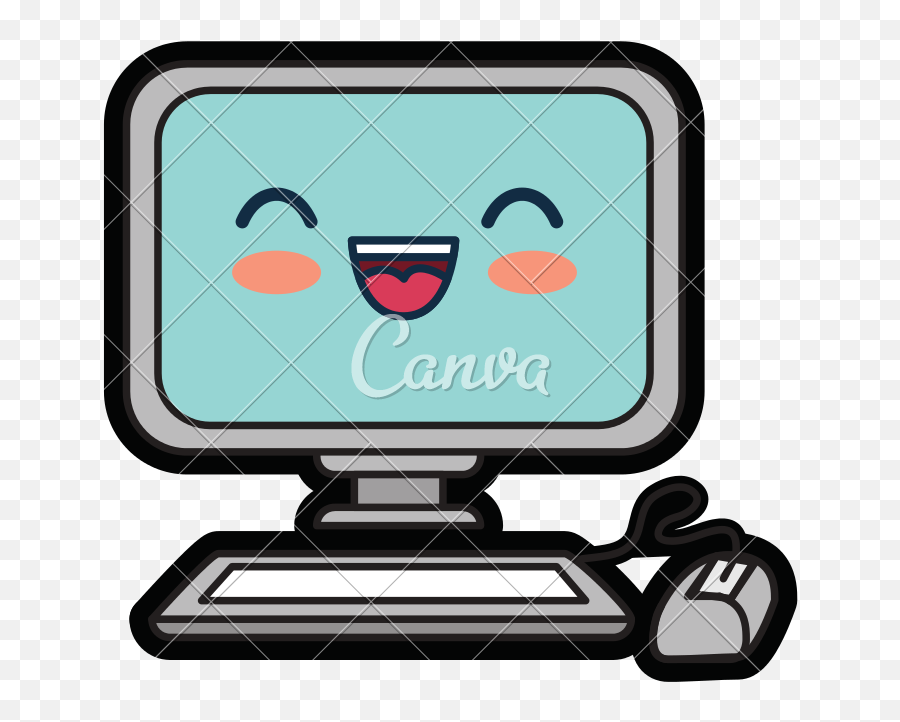 Pc Cartoon Png Clipart - Full Size Clipart 2653088 Emoji,Pc Clipart