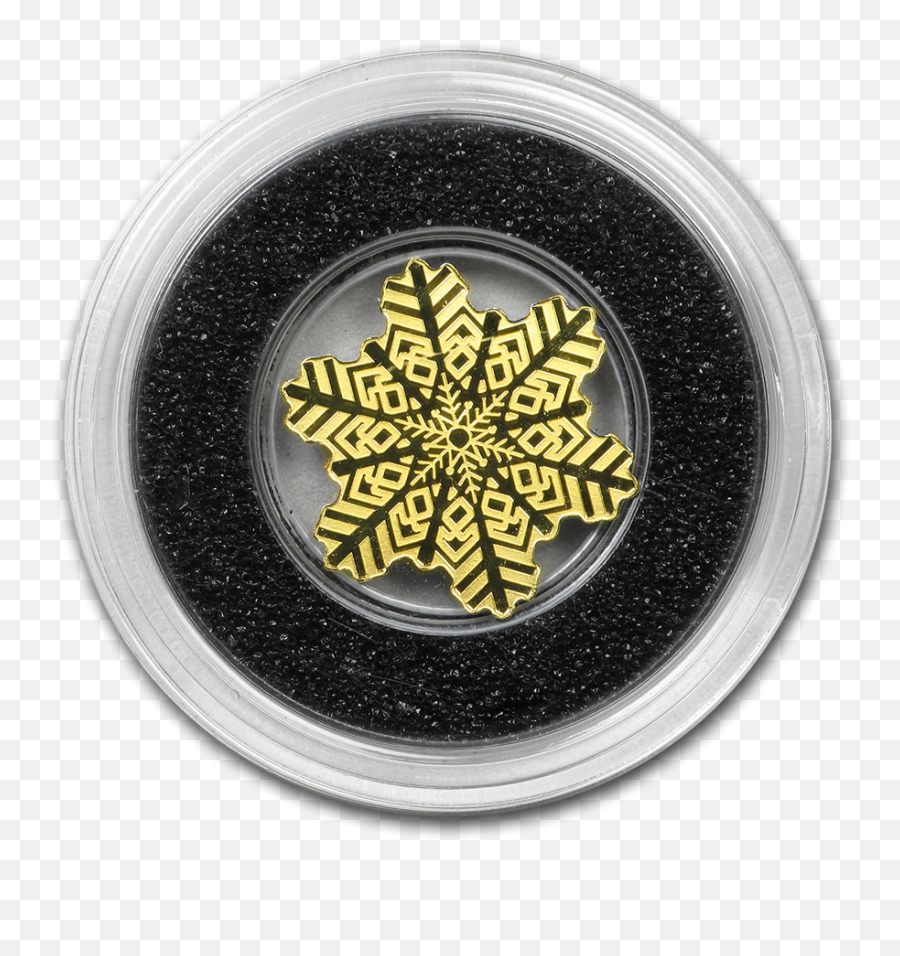 Cook Islands 12 Gram Gold 5 Golden Snowflake Emoji,Gold Snowflake Png