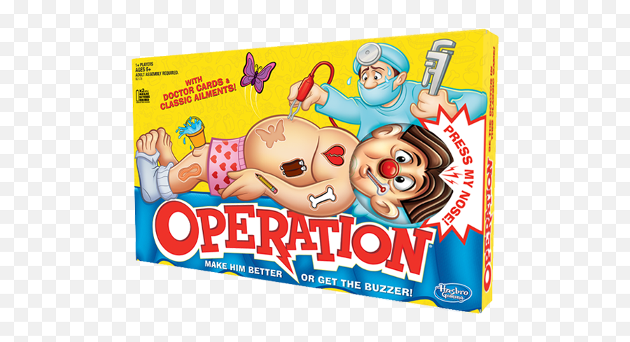 Hasbro Operation Png U0026 Free Hasbro Operationpng Transparent - Operation Board Game Png Emoji,Hasbro Logo