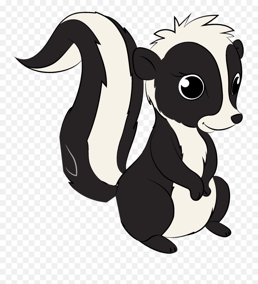 Skunk Clipart - Animal Figure Emoji,Skunk Clipart