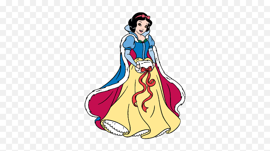 Snow White And The Seven Dwarfs Christmas Clip Art Disney - Princess Snow White Christmas Emoji,Christmas Cookie Clipart