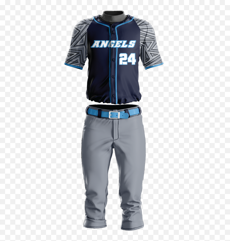 Baseball Uniform Sublimated Angels - Sublimated Baseball Uniforms Emoji,Angels Baseball Logo