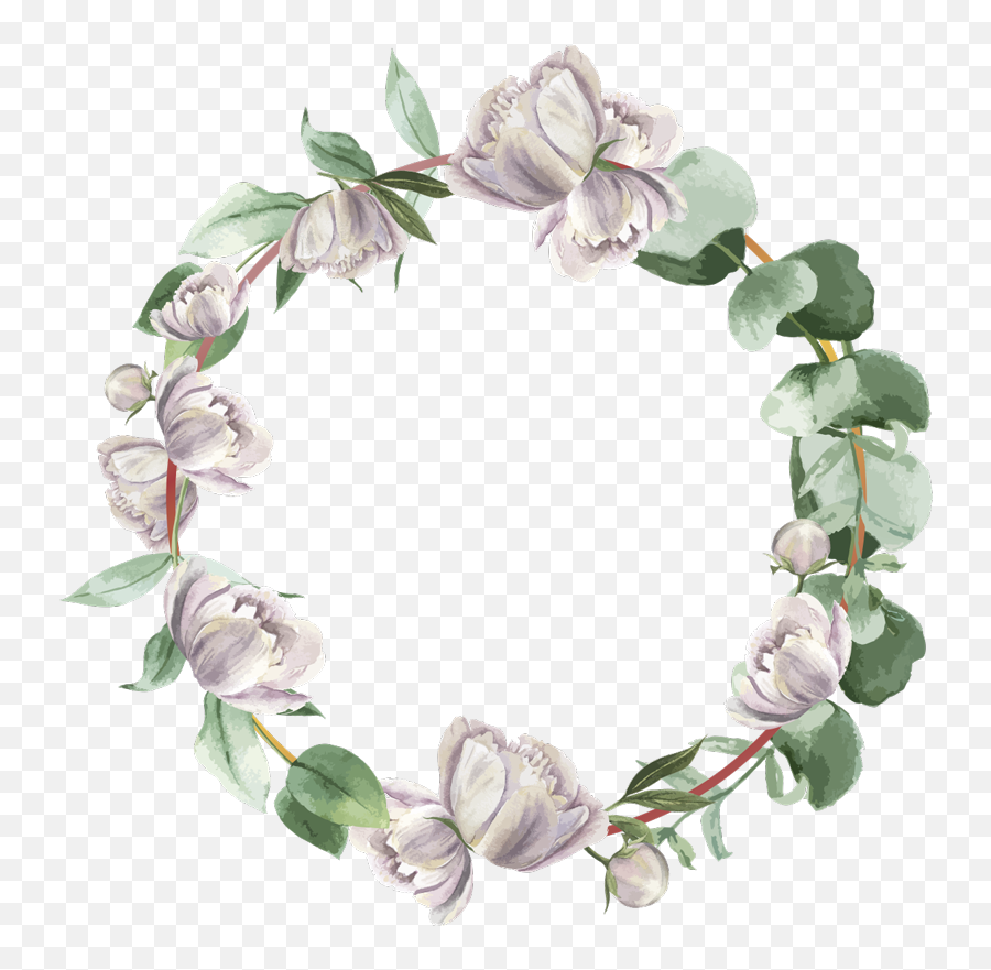 White Flowers Mirror Sticker Emoji,White Flowers Transparent Background