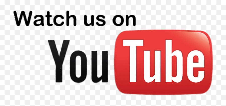 Youtube Logo Transparent Png - Watch Us On Youtube Emoji,Youtube Logo