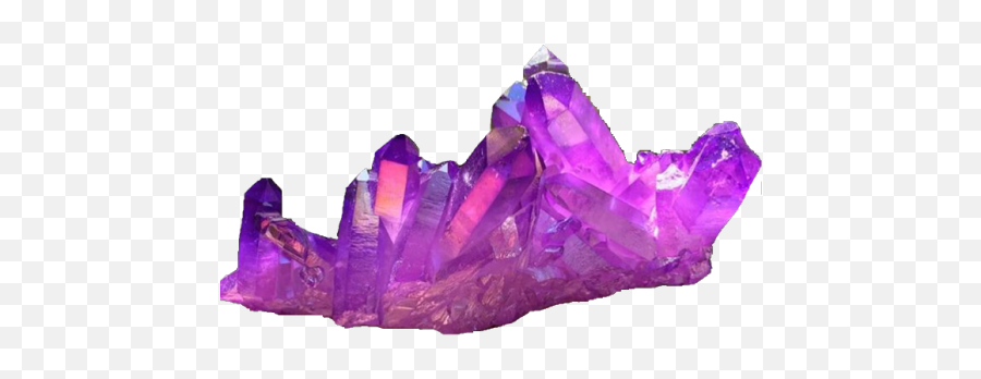 Crystals Png Tumblr Transparent Images - Transparent Purple Crystal Png Emoji,Crystal Png