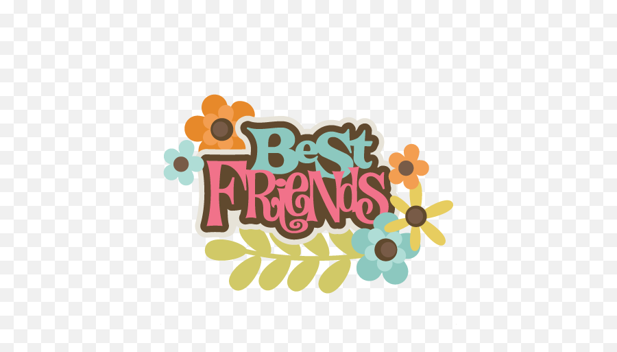 Download Best Friend Png - Best Friends Scrapbook Stickers Decorative Emoji,Friends Png