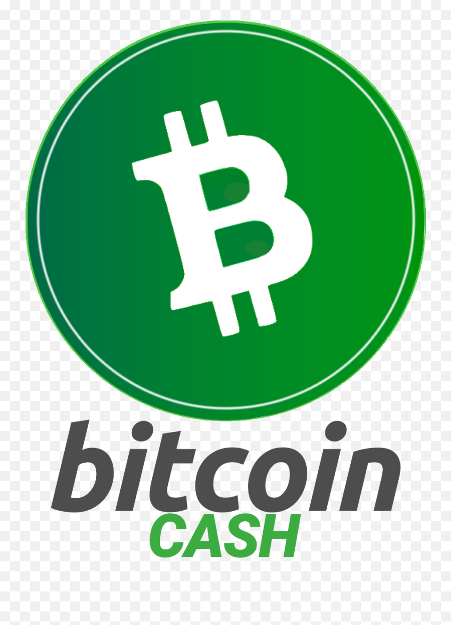 Download Bch Logo With Title - Bitcoin Cash Full Size Png Emoji,Bitcoin Logo Transparent Background