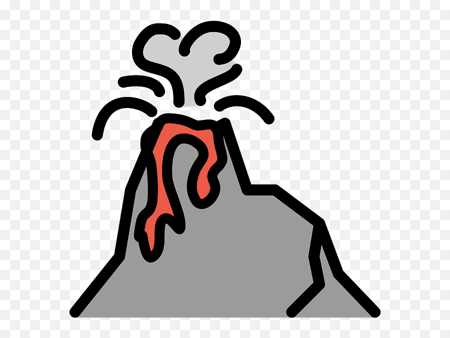Volcano Clipart Transparent 9 - Clipart World Emoji,Clipart Volcanoes