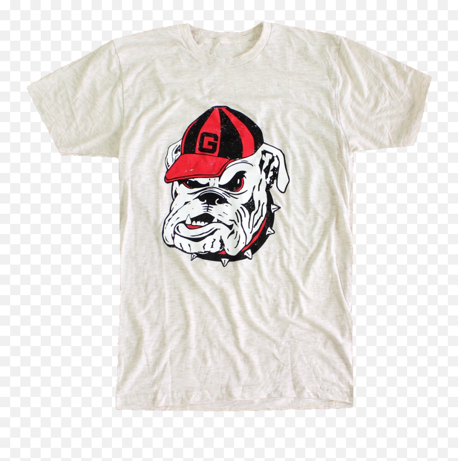 University Of Georgia - Georgia Bulldog Head Tshirt U2013 Shop Emoji,Georgia Bulldog Logo Images