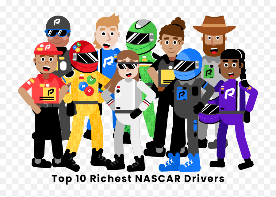 Top 10 Richest Nascar Drivers Emoji,Jeff Gordon 24 Logo