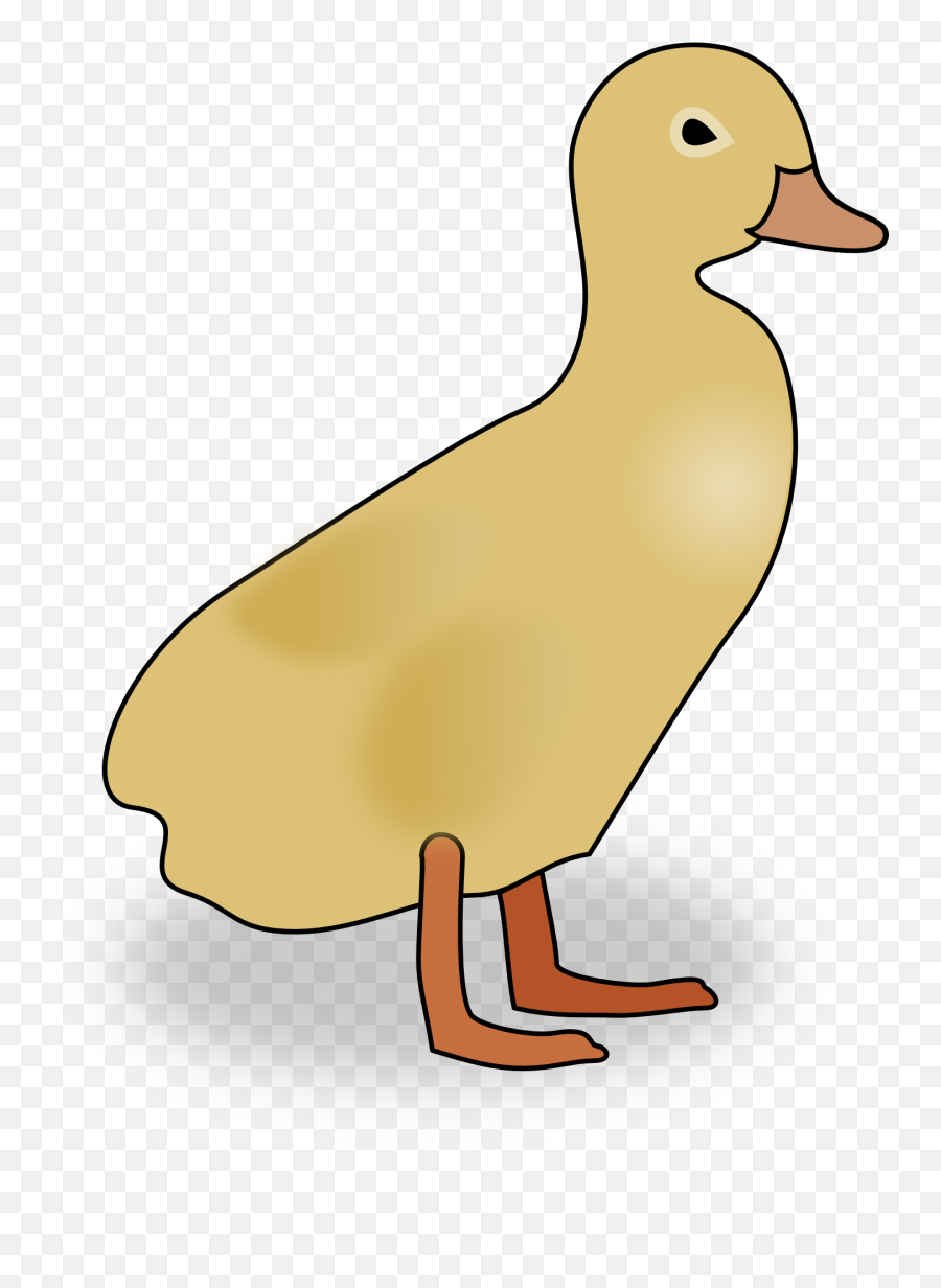 Yellow Duckling Clipart - Duckling Clipart Emoji,Duck Clipart