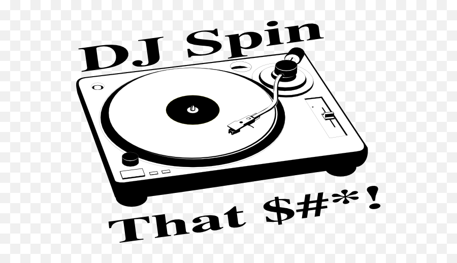 Download Hd Dj Clipart Turntable - Dj Spin Transparent Png Dj Clipart Emoji,Dj Clipart